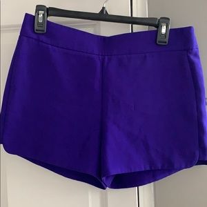 Blue high waisted shorts